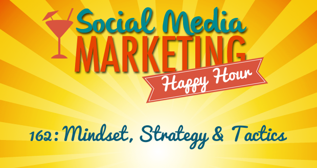 Social media marketing happy hour